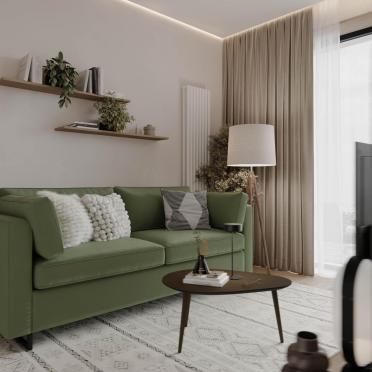 Интерьер гостиной  смотреть на Basicdecor