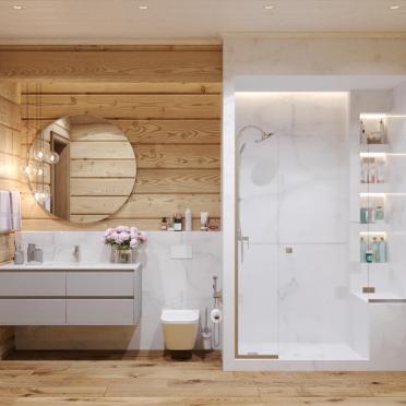 Интерьер ванной  смотреть на Basicdecor