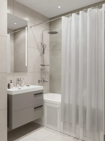Интерьер ванной  смотреть на Basicdecor