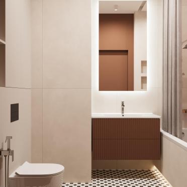 Интерьер ванной  смотреть на Basicdecor