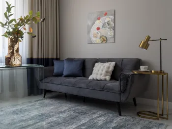 Интерьер кабинета с картинами над камином  смотреть на Basicdecor