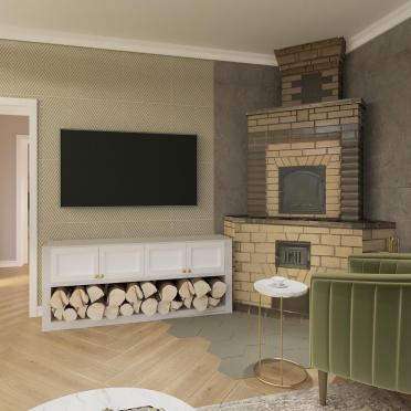 Интерьер гостиной  смотреть на Basicdecor