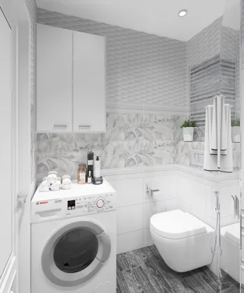 Интерьер ванной в современном стиле смотреть на Basicdecor