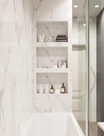 Интерьер ванной  смотреть на Basicdecor