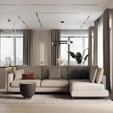 Интерьер гостиной  смотреть на Basicdecor