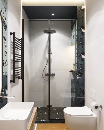 Интерьер ванной в современном стиле смотреть на Basicdecor