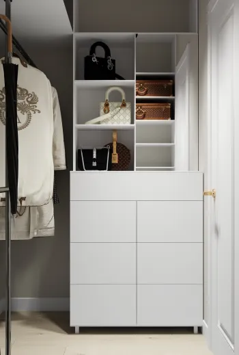 Интерьер гардеробной  смотреть на Basicdecor