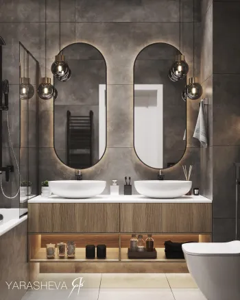 Интерьер ванной  смотреть на Basicdecor