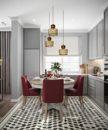 Интерьер кухни в неоклассике смотреть на Basicdecor