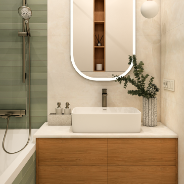 Интерьер ванной  смотреть на Basicdecor