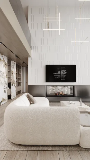 Интерьер гостиной  смотреть на Basicdecor