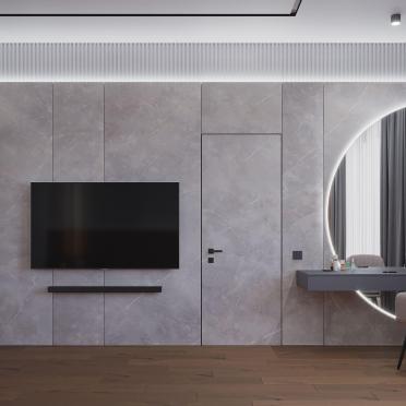 Интерьер спальни c подсветкой  смотреть на Basicdecor