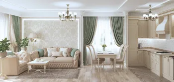 Интерьер гостиной в классическом стиле смотреть на Basicdecor