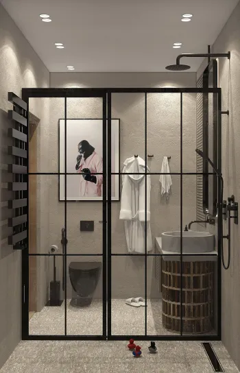 Интерьер ванной  смотреть на Basicdecor