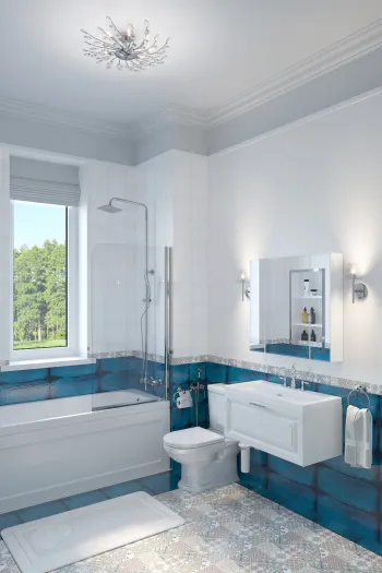 Интерьер ванной в неоклассике смотреть на Basicdecor