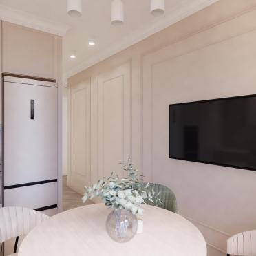 Интерьер кухни с нишей с подсветкой и с подсветкой  смотреть на Basicdecor