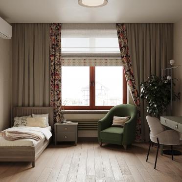 Интерьер спальни  смотреть на Basicdecor