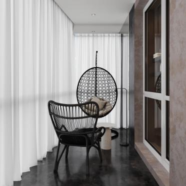 Интерьер с балконом  смотреть на Basicdecor
