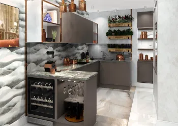 Интерьер кухни  смотреть на Basicdecor