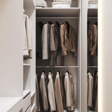 Интерьер гардеробной  смотреть на Basicdecor