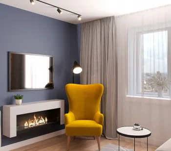 Интерьер гостиной в скандинавском стиле смотреть на Basicdecor