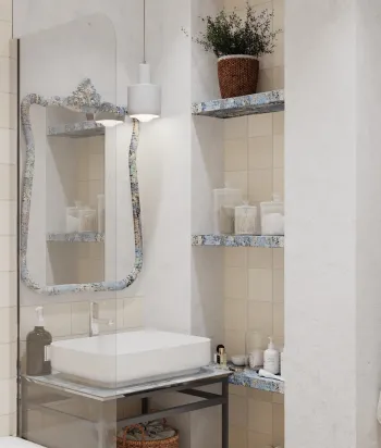 Интерьер ванной в средиземноморском смотреть на Basicdecor