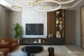 Интерьер гостиной в современном стиле смотреть на Basicdecor