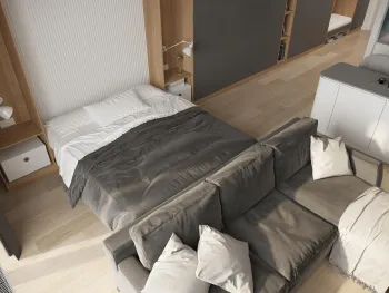 Интерьер спальни  смотреть на Basicdecor
