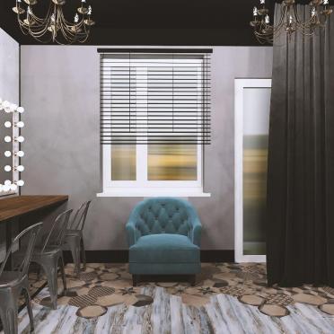 Интерьер с жалюзи и дверными жалюзи  смотреть на Basicdecor