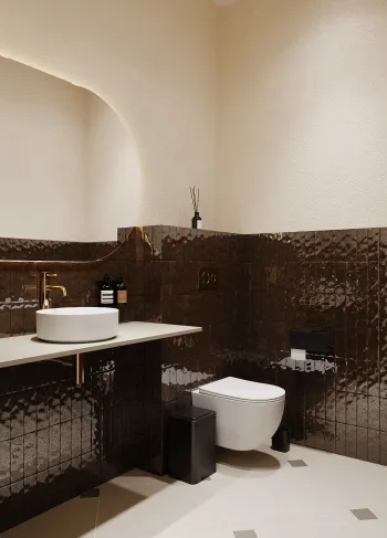 Интерьер ванной  смотреть на Basicdecor