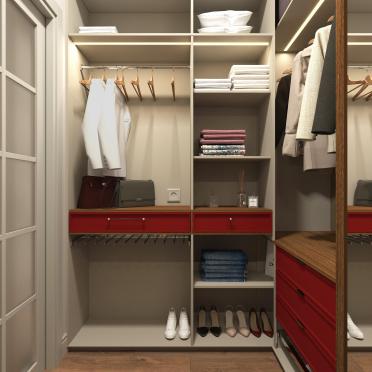 Интерьер гардеробной  смотреть на Basicdecor