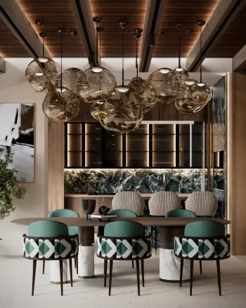 Интерьер столовой  смотреть на Basicdecor