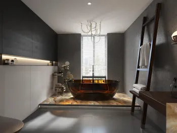 Интерьер ванной  смотреть на Basicdecor