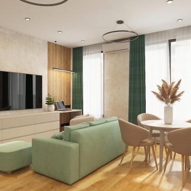 Интерьер гостиной  смотреть на Basicdecor
