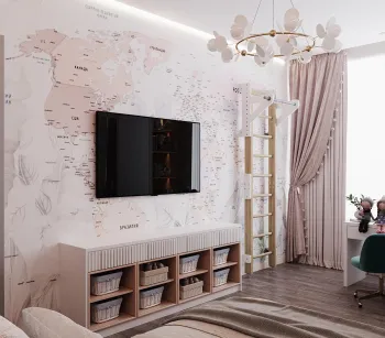 Интерьер детской  смотреть на Basicdecor