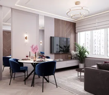 Интерьер гостиной  смотреть на Basicdecor