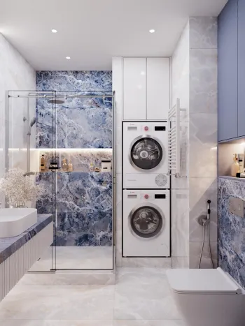 Интерьер ванной  смотреть на Basicdecor