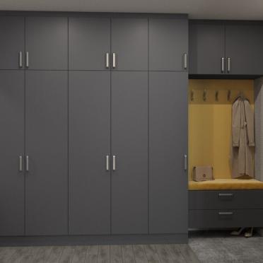 Интерьер гардеробной в современном стиле смотреть на Basicdecor