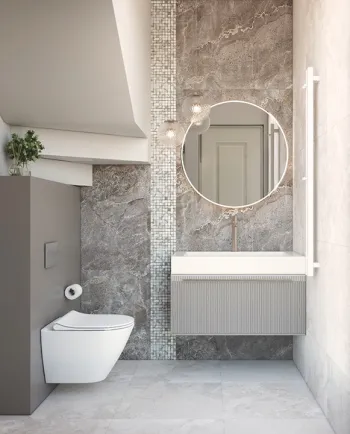 Интерьер ванной  смотреть на Basicdecor