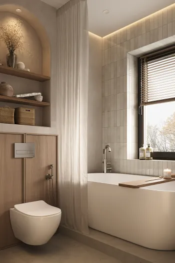 Интерьер ванной  смотреть на Basicdecor