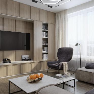 Интерьер гостиной  смотреть на Basicdecor