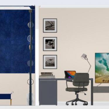 Интерьер c рабочим местом в шкафу и с рабочим местом у окна  смотреть на Basicdecor