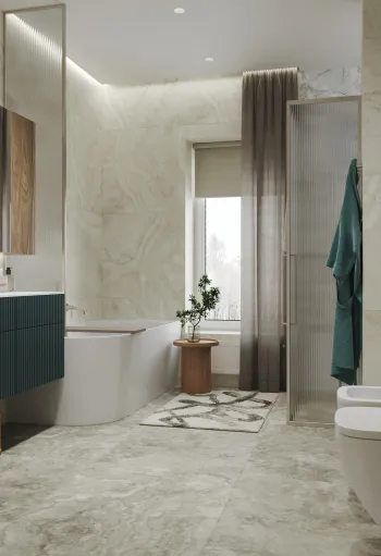 Интерьер ванной  смотреть на Basicdecor