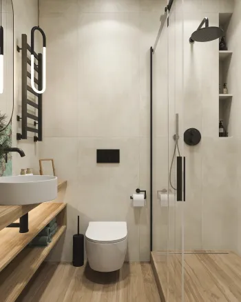 Интерьер ванной  смотреть на Basicdecor