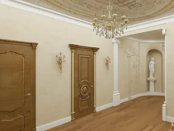 Интерьер коридора в классическом стиле смотреть на Basicdecor