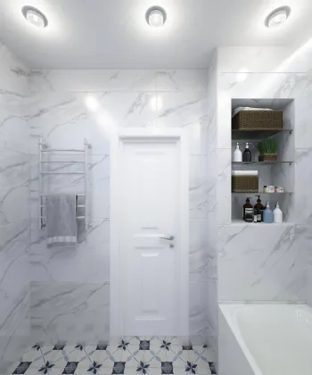 Интерьер ванной в современном стиле смотреть на Basicdecor