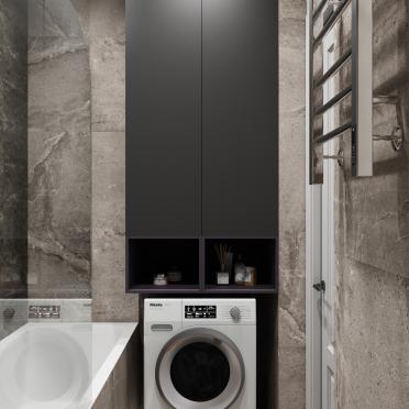 Интерьер ванной с постирочной  смотреть на Basicdecor