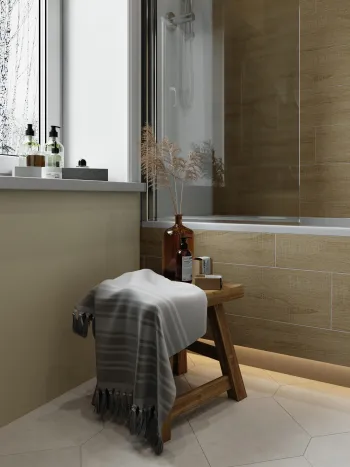 Интерьер ванной в современном стиле смотреть на Basicdecor