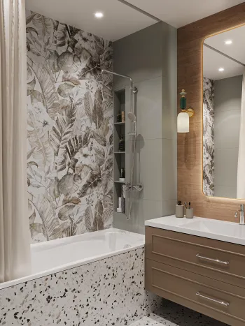 Интерьер ванной  смотреть на Basicdecor