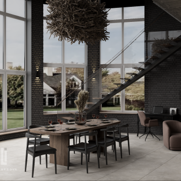 Интерьер столовой  смотреть на Basicdecor